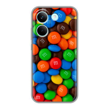 Силиконовый чехол на Poco X8 Pro с принтом Конфеты