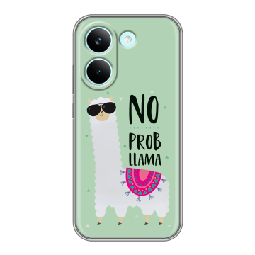 Силиконовый чехол на Poco X8 Pro с принтом Лама
