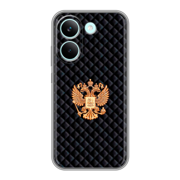 Силиконовый чехол на Poco X8 Pro с принтом Герб России принт