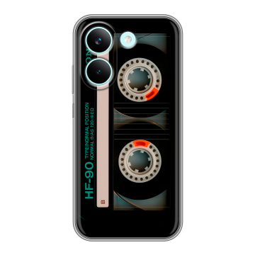 Силиконовый чехол на Poco X8 Pro с принтом Кассета