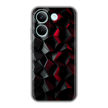 Силиконовый чехол на Poco X8 Pro с принтом Абстракция