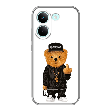 Силиконовый чехол на Poco X8 Pro с принтом Мишка