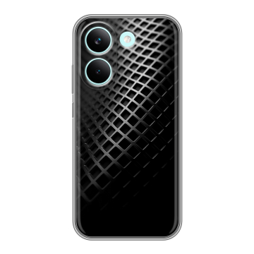 Силиконовый чехол на Poco X8 Pro с принтом Текстура металла