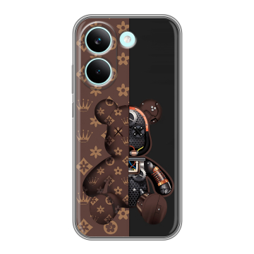 Силиконовый чехол на Poco X8 Pro с принтом Луи робот
