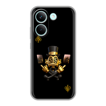 Силиконовый чехол на Poco X8 Pro с принтом Золотой скрудж макдак Силиконовый чехол на Poco X8 Pro с принтом Золотой скрудж макдак