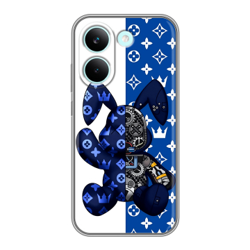 Силиконовый чехол на Poco X8 Pro с принтом Луи робот
