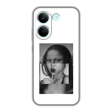 Силиконовый чехол на Poco X8 Pro с принтом Мона Лиза