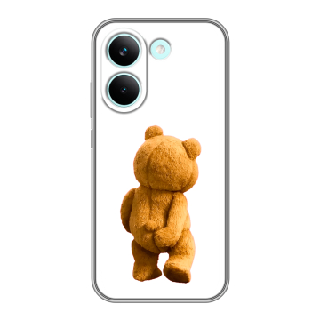 Силиконовый чехол на Poco X8 Pro с принтом Медведь