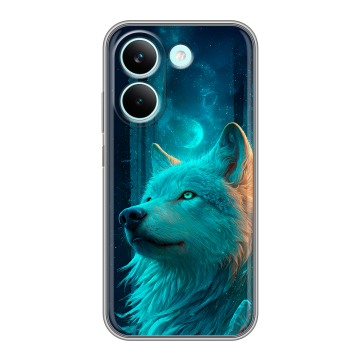 Силиконовый чехол на Poco X8 Pro с принтом бабочки саккура