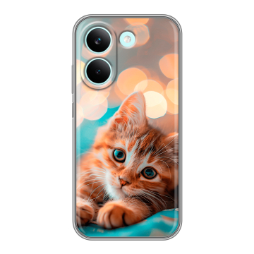 Силиконовый чехол на Poco X8 Pro с принтом котик