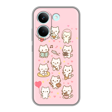 Силиконовый чехол на Poco X8 Pro с принтом Hello Kitty Хелоу Кити