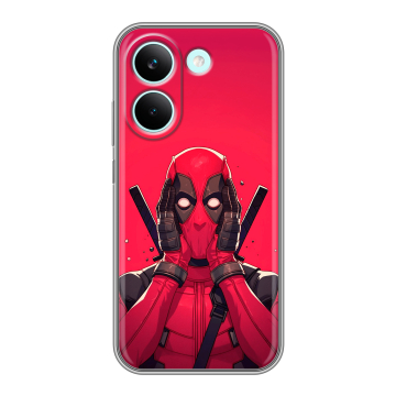 Силиконовый чехол на Poco X8 Pro с принтом Дедпул Deadpool