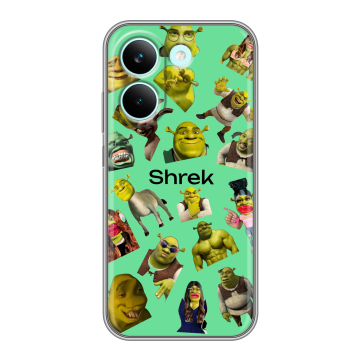 Силиконовый чехол на Poco X8 Pro с принтом Шрек Shrek Силиконовый чехол на Poco X8 Pro с принтом Шрек Shrek