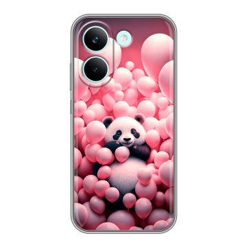 Силиконовый чехол на Poco X8 Pro с принтом Панда