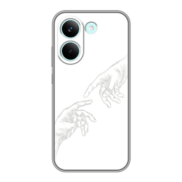 Силиконовый чехол на Poco X8 Pro с принтом Сотворение мира Силиконовый чехол на Poco X8 Pro с принтом Сотворение мира