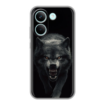 Силиконовый чехол на Poco X8 Pro с принтом Волк