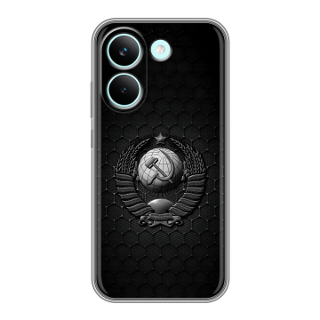 Силиконовый чехол на Poco X8 Pro с принтом Герб Флаг СССР Силиконовый чехол на Poco X8 Pro с принтом Герб Флаг СССР