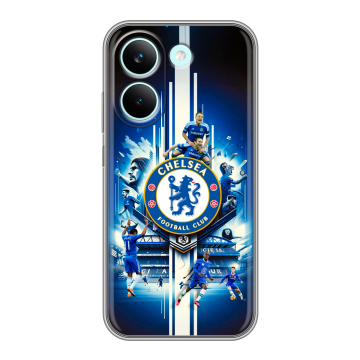 Силиконовый чехол на Poco X8 Pro с принтом Chelsea Челси