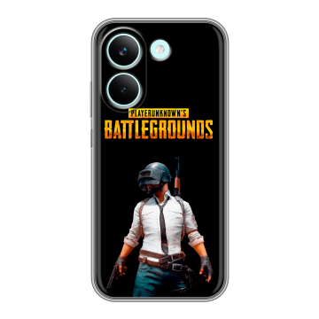 Силиконовый чехол на Poco X8 Pro с принтом PUGB ПАГБ