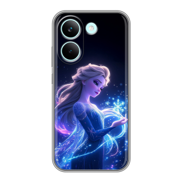 Силиконовый чехол на Poco X8 Pro с принтом Холодное сердце Frozen
