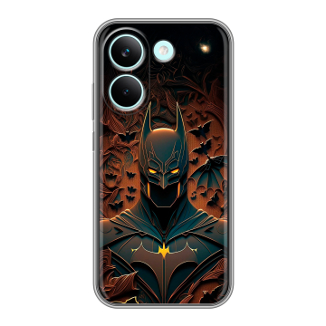 Силиконовый чехол на Poco X8 Pro с принтом Batman Бэтмен