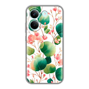 Силиконовый чехол на Poco X8 Pro с принтом женский