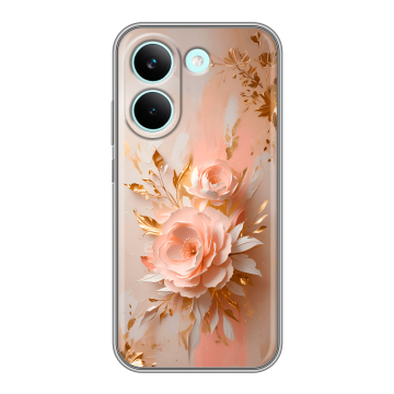 Силиконовый чехол на Poco X8 Pro с принтом женский