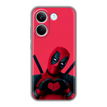 Силиконовый чехол на Poco X8 Pro с принтом Дедпул Deadpool