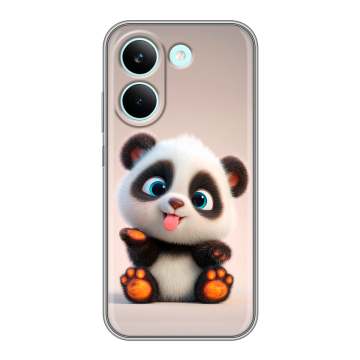 Силиконовый чехол на Poco X8 Pro с принтом милая панда