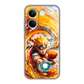 Силиконовый чехол на Poco X8 Pro с принтом Аниме Наруто Naruto