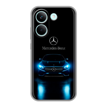 Силиконовый чехол на Poco X8 Pro с принтом Mercedes Мерседес Силиконовый чехол на Poco X8 Pro с принтом Mercedes Мерседес