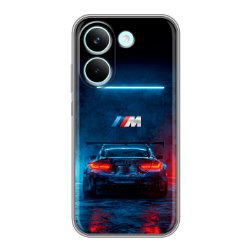 Силиконовый чехол на Poco X8 Pro с принтом BMW БМВ