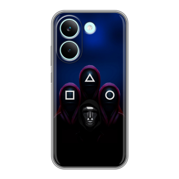 Силиконовый чехол на Poco X8 Pro с принтом Игра Кальмара