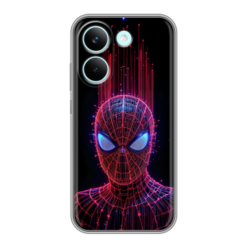 Силиконовый чехол на Poco X8 Pro с принтом Spiderman Человек паук
