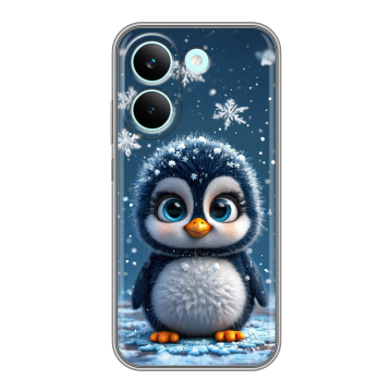 Силиконовый чехол на Poco X8 Pro с принтом Новый год