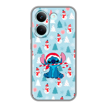 Силиконовый чехол на Poco X8 Pro с принтом Стич Новый год Силиконовый чехол на Poco X8 Pro с принтом Стич Новый год