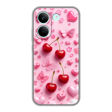 Силиконовый чехол на Poco X8 Pro с принтом для девочек