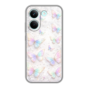 Силиконовый чехол на Poco X8 Pro с принтом женский