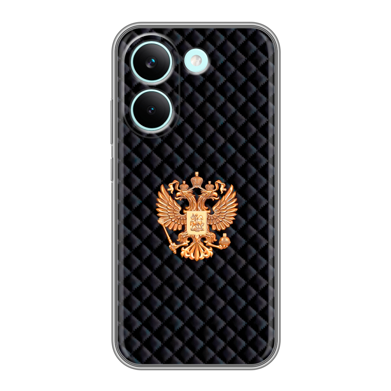 Силиконовый чехол на Poco X8 Pro с принтом Герб России принт Силиконовый чехол на Poco X8 Pro с принтом Герб России принт