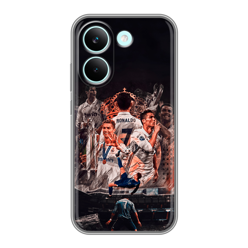 Силиконовый чехол на Poco X8 Pro с принтом Реал Роналдо Real Ronaldo Силиконовый чехол на Poco X8 Pro с принтом Реал Роналдо Real Ronaldo