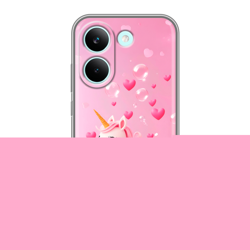 Силиконовый чехол на Poco X8 Pro с принтом Единорог Силиконовый чехол на Poco X8 Pro с принтом Единорог