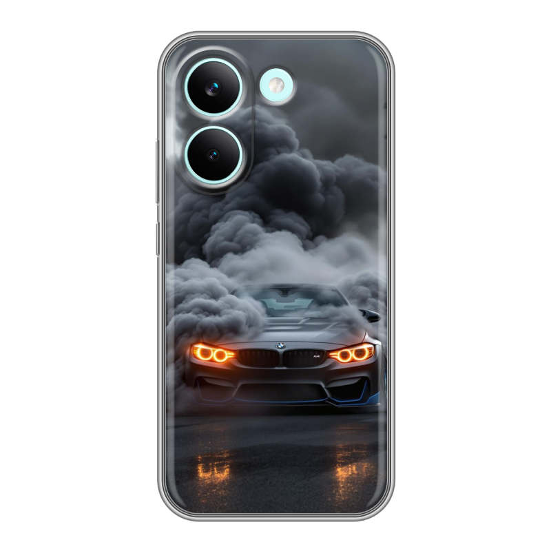 Силиконовый чехол на Poco X8 Pro с принтом BMW БМВ Силиконовый чехол на Poco X8 Pro с принтом BMW БМВ