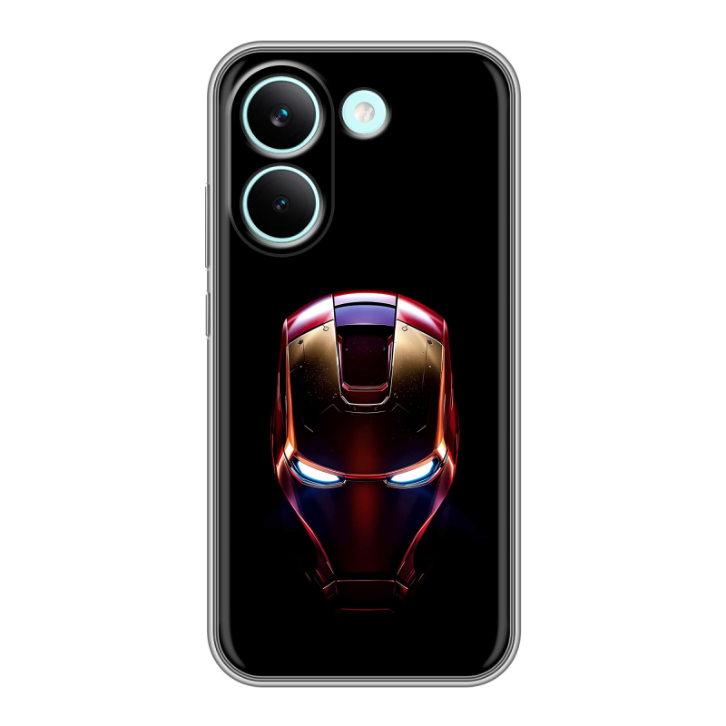 Силиконовый чехол на Poco X8 Pro с принтом IronMan Железный человек Силиконовый чехол на Poco X8 Pro с принтом IronMan Железный человек