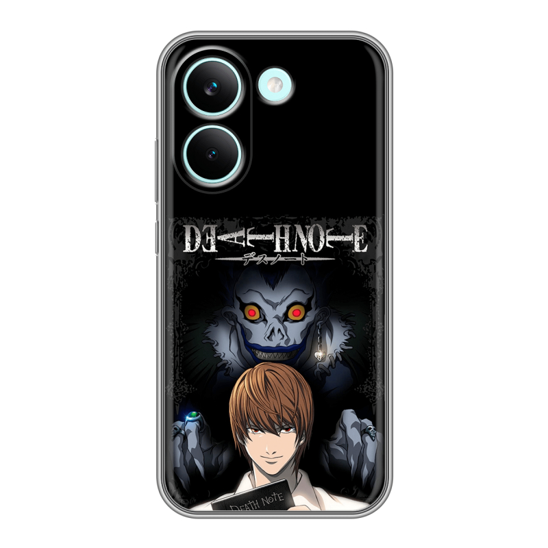 Силиконовый чехол на Poco X8 Pro с принтом Death note Тетрадь смерти Силиконовый чехол на Poco X8 Pro с принтом Death note Тетрадь смерти