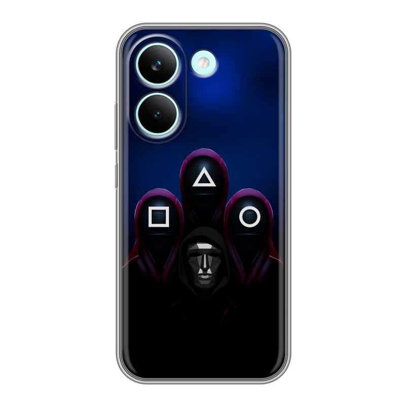 Силиконовый чехол на Poco X8 Pro с принтом Игра Кальмара Силиконовый чехол на Poco X8 Pro с принтом Игра Кальмара