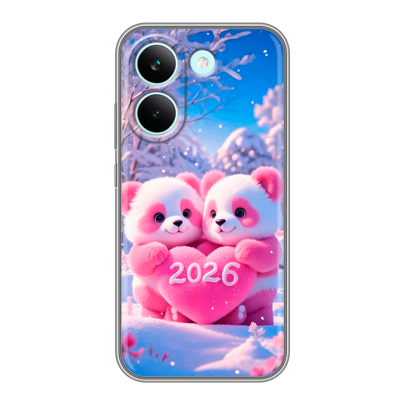 Силиконовый чехол на Poco X8 Pro с принтом Новый год Силиконовый чехол на Poco X8 Pro с принтом Новый год