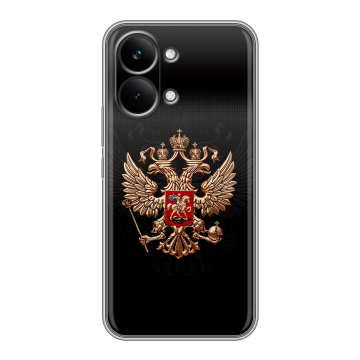 Силиконовый чехол на Poco X8 Pro Max с принтом Герб России