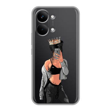 Силиконовый чехол на Poco X8 Pro Max с принтом Женские принты