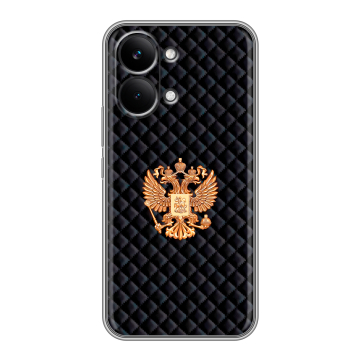 Силиконовый чехол на Poco X8 Pro Max с принтом Герб России принт Силиконовый чехол на Poco X8 Pro Max с принтом Герб России принт