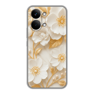 Силиконовый чехол на Poco X8 Pro Max с принтом Цветы Силиконовый чехол на Poco X8 Pro Max с принтом Цветы